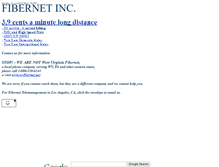 Tablet Screenshot of fibernet.com